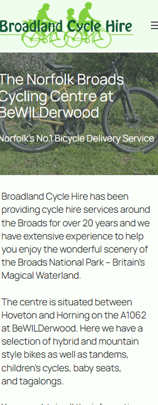 Broadland cycle hire image